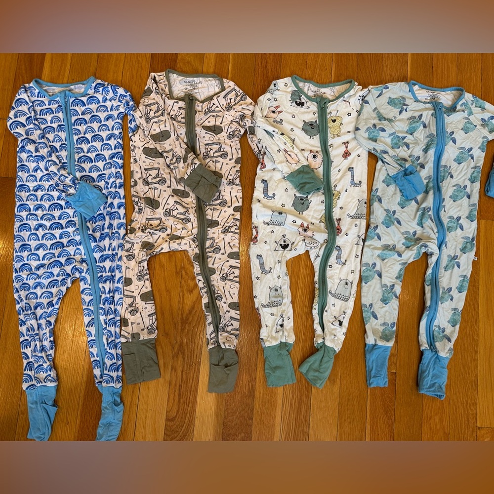Caden Lane and Little Sleepies One-Piece Sleepers | 12-18M and 18-24M
